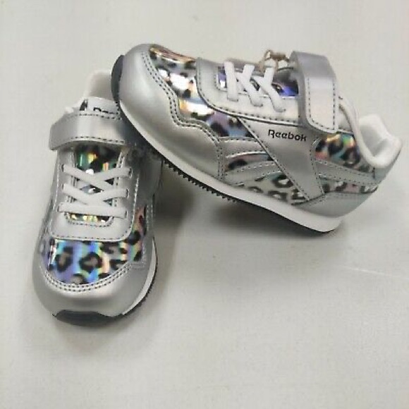 silver leopard print reeboks shoes - Picture 4 of 5